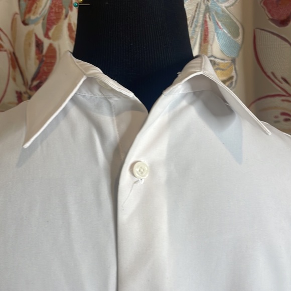 White Long Sleeve FUBU Dress Shirt, size 14 - Picture 2 of 4